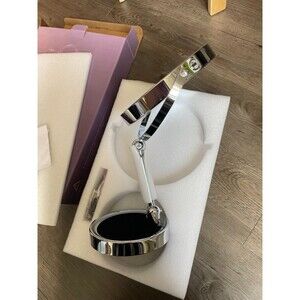 YMHSOLDR 8“ Height Adjustable Tabletop Standing Mirror (Chrome)